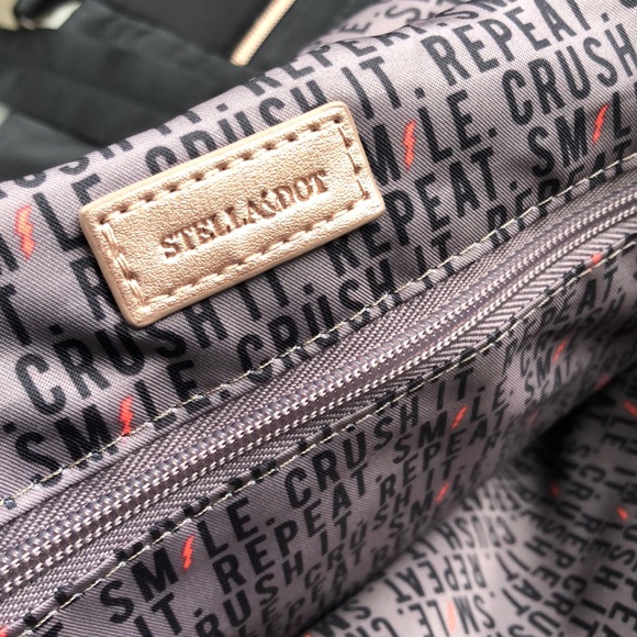 🆕 Stella & Dot Black Quilted Crush It Backpack - Picture 11 of 11